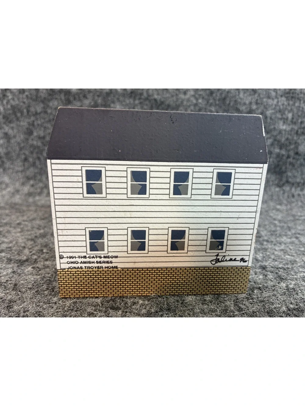 The Cat's Meow Ohio Amish Series Wooden Buildings Set of 4